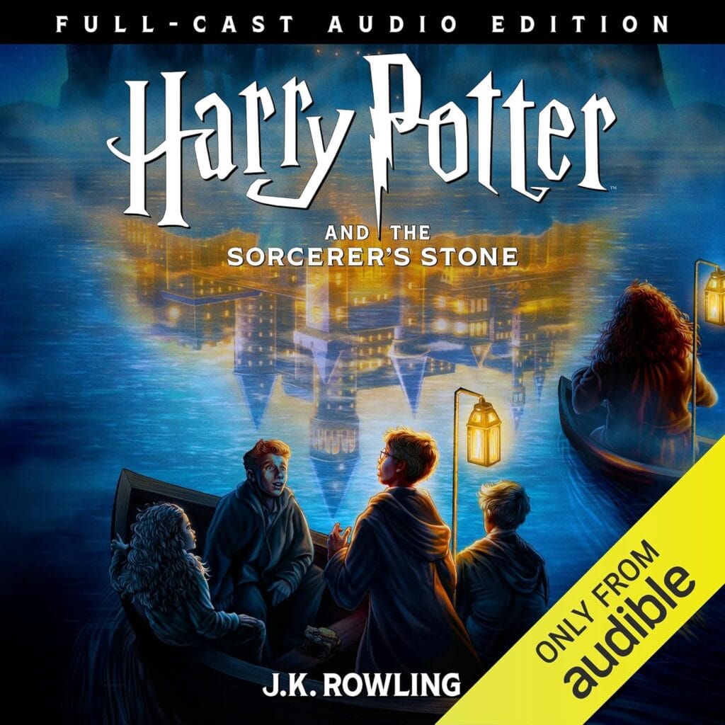 Harry Potter and the Sorcerer's Stone audiobook cover